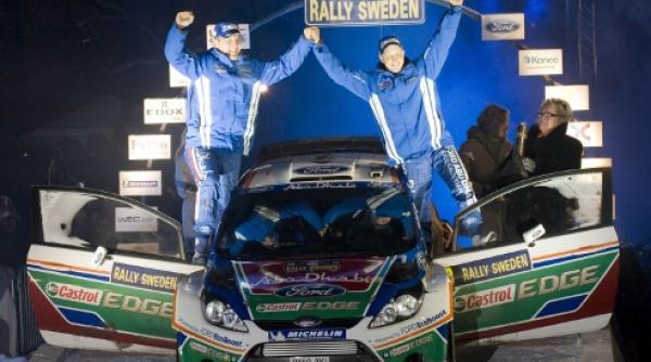 wrc hirvonen a castigat raliul suediei prima etapa din 2011