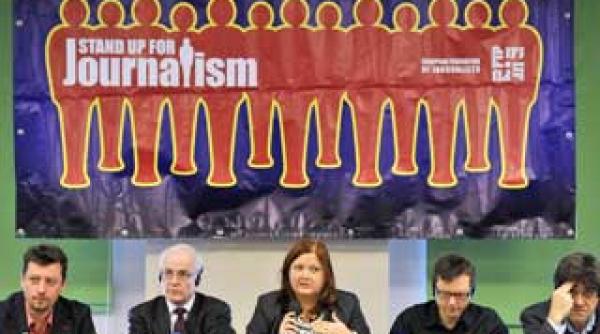 jurnalistii romani sustinuti de europeni