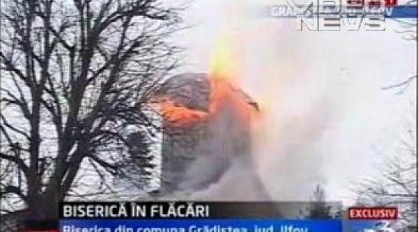 biserica din gradistea in flacari