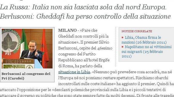 italia ar fi vandut libiei armament in valoare de zeci de milioane de euro