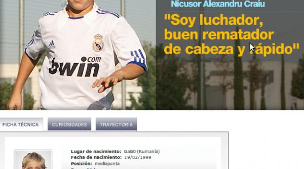 nicusor craiu primul roman la real madrid dupa hagi