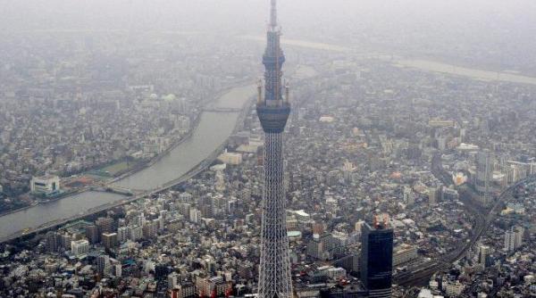 tokyo sky tree cel mai inalt turn tv neancorat din lume