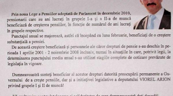 datele pensionarilor hunedoreni pe mana deputatului arion