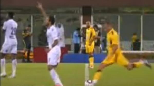 video gol de la mijlocul terenului marcat de yeste pentru al wasl