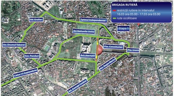 restrictii rutiere la mitingul sindicalistilor vezi rutele ocolitoare