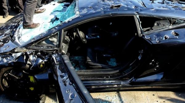 protest inedit lamborghini gallardo distrus cu ciocanele in china