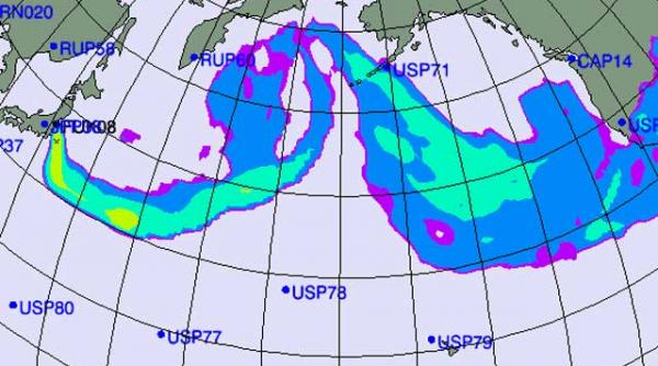 vezi unde ar putea ajunge norul radioactiv de la fukushima