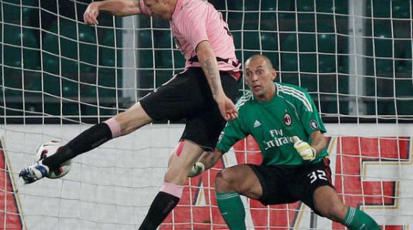 goian a adus victoria lui palermo in meciul cu ac milan video