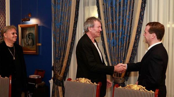 deep purple la ceai cu presedintele medvedev