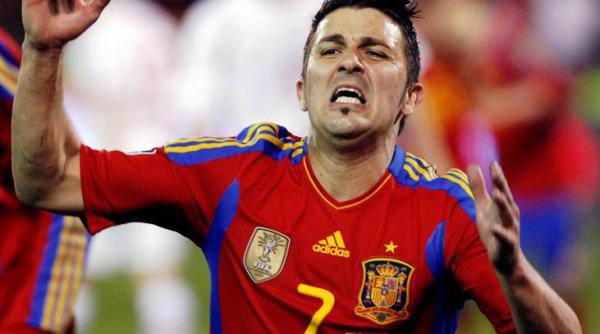 video david villa a devenit cel mai bun marcator din istoria spaniei