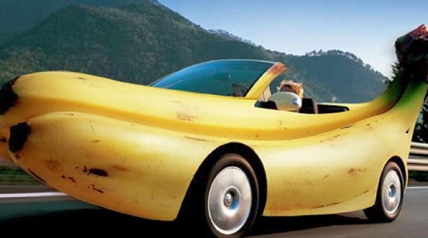 in doi ani ne vom plimba cu masini construite din banane si ananas