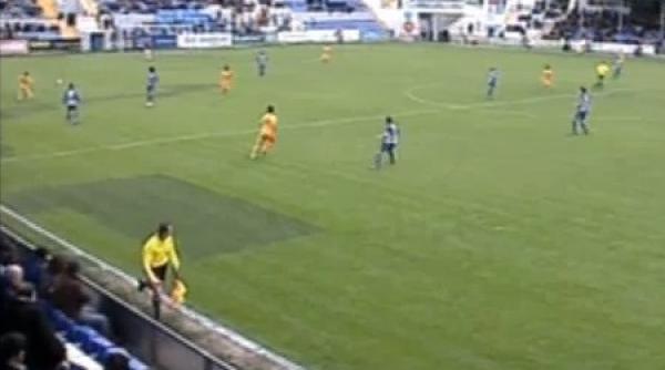 video un fotbalist din liga a treia spaniola a inscris de la 70 de metri