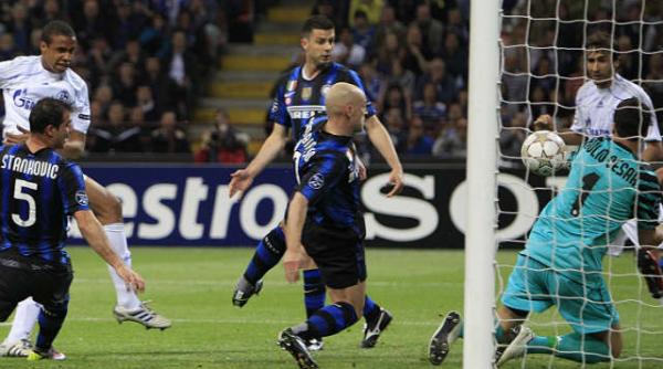 liga campionilor inter si tottenham surclasate chivu eliminat iar video