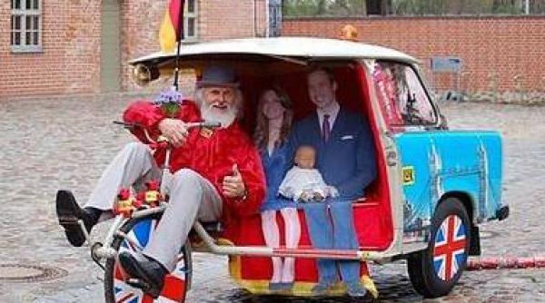 omagiu pentru nunta printului william ricsa regala dintr un trabant