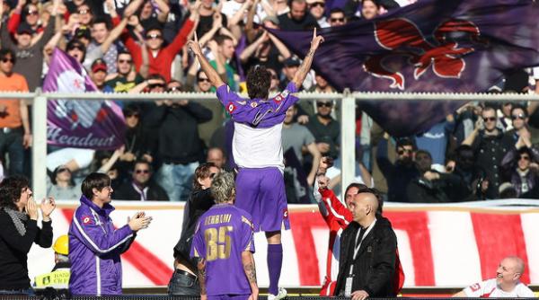 mutu recunoscator fanilor fiorentinei dupa tot ce am facut au continuat sa ma sustina