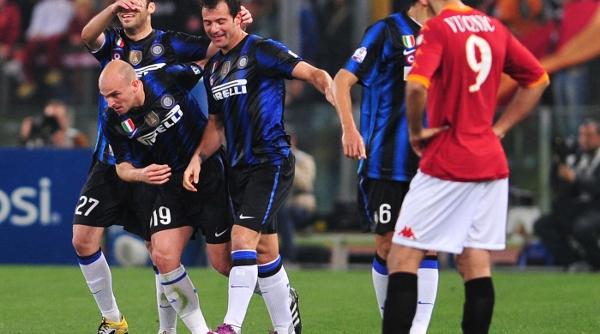 inter milano a invins pe as roma printr un golazo reusit de stankovic video