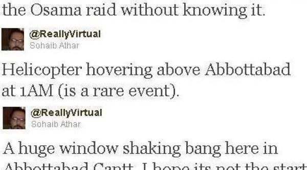 un pakistanez a relatat in direct pe twitter uciderea lui bin laden