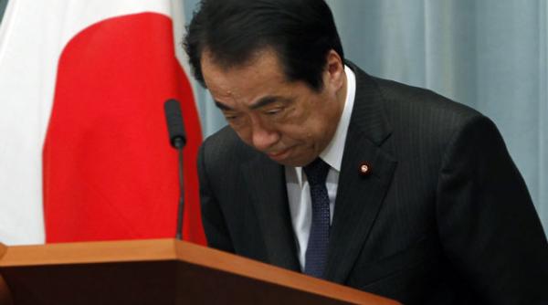 premierul japoniei renunta la salariu pana la incheierea crizei nucleare