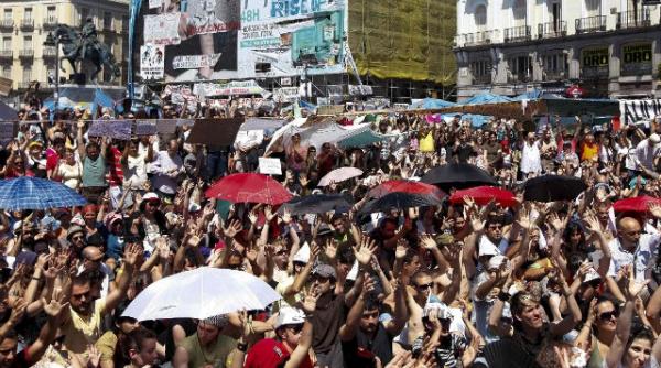 miscarea de protest din spania prelungita cu o saptamana