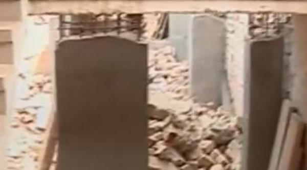 un zid a cazut peste sase oameni in zona garii de nord