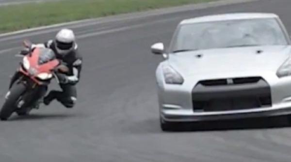 duel pe circuit intre un nissan gt r si o aprilia rsv4 faceti pariurile