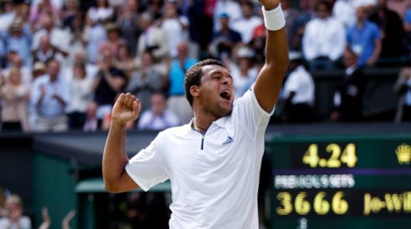 djokovic tsonga prima semifinala la wimbledon