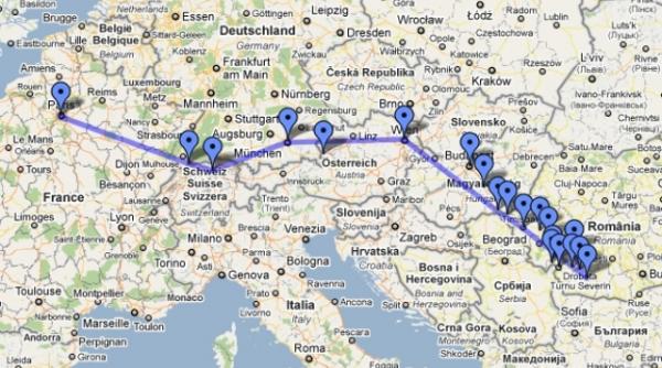 4800 de kilometri pe jos pentru a l readuce pe brancusi la hobita