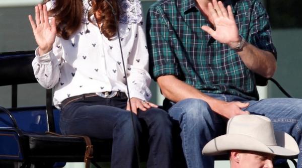 kate si william ducele cowboy si ducesa cowgirl la un rodeo in canada