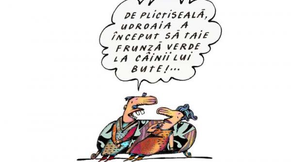 udrea cu frunza calcata n picioare