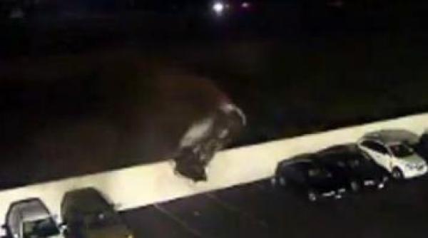 vezi una dintre cele mai spectaculoase parcari din greseala