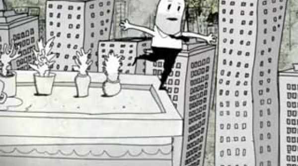 in cadere libera filmul animat al vietii si al mortii chiar si al tau video