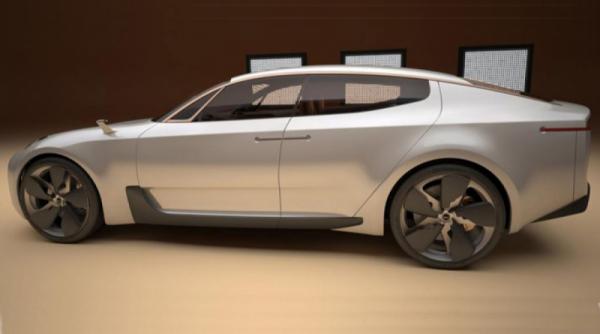 kia in forma de sedan sportiv