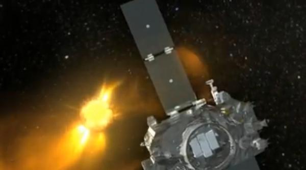 stereo a o nava spatiala nasa a urmarit traseul unei furtuni solare catre pamant video