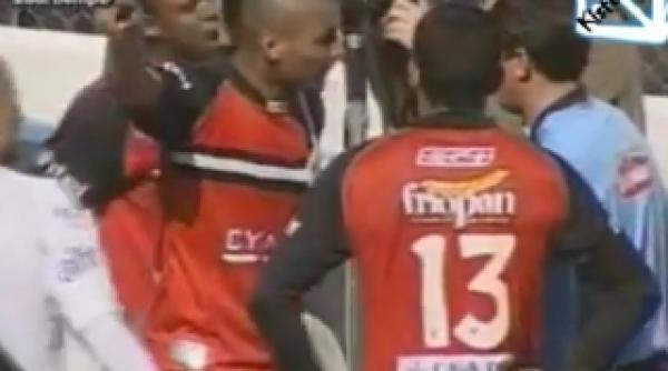 au si brazilienii un ionel ganea diogo a pleznit un arbitru asistent video