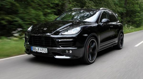 un porsche cayenne tunat pentru frankfurt