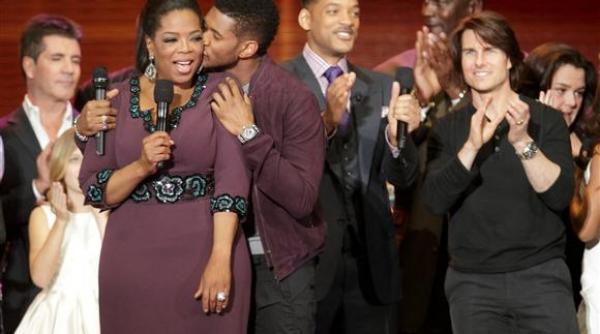 oprah isi ia la revedere de la publicul roman