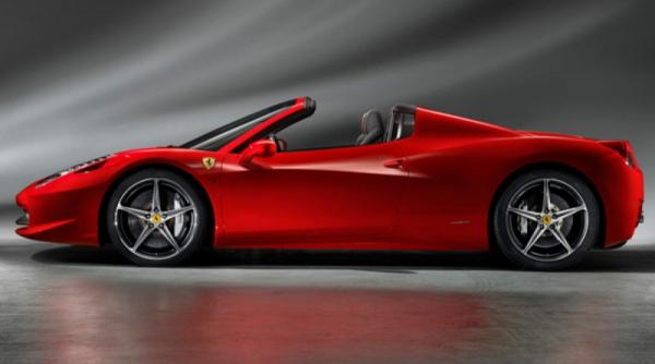 romanilor le place ferrari 458 spider