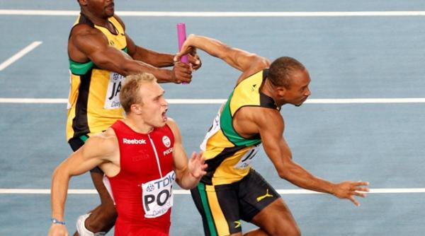 record mondial pentru stafeta jamaicai in proba de 4x100 metri