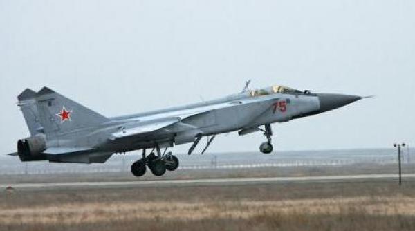 un avion de vanatoare rusesc de tip mig 31 foxhound s a prabusit in urali