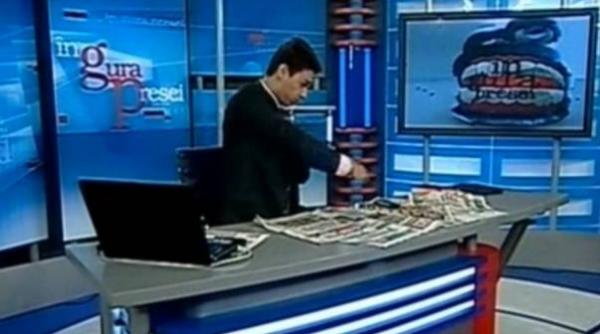 mircea badea distruge un mouse in direct video