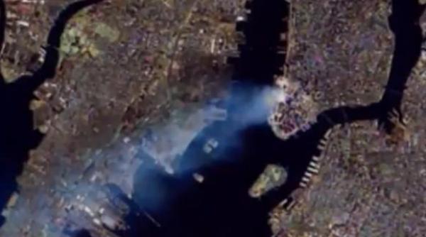 imagini din spatiu ale atacurilor de la 11 septembrie publicate de nasa