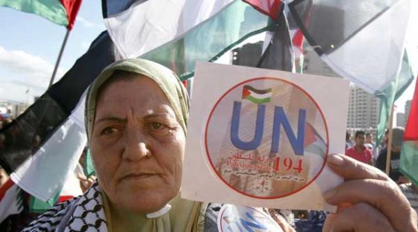 palestinienii au predat cererea istorica de a fi admisi ca stat cu drepturi depline la onu