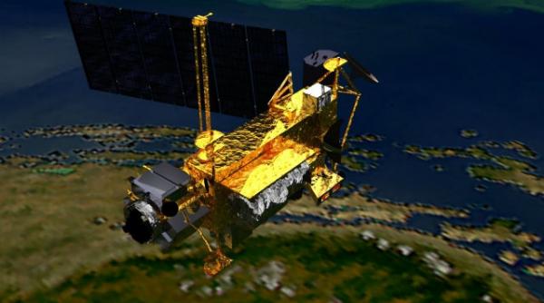 vezi primele imagini cu satelitul uars care s a prabusit pe terra video