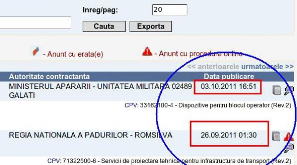 pe seap bate vantul dupa introducerea verificarii documentatiei de atribuire inainte de postare