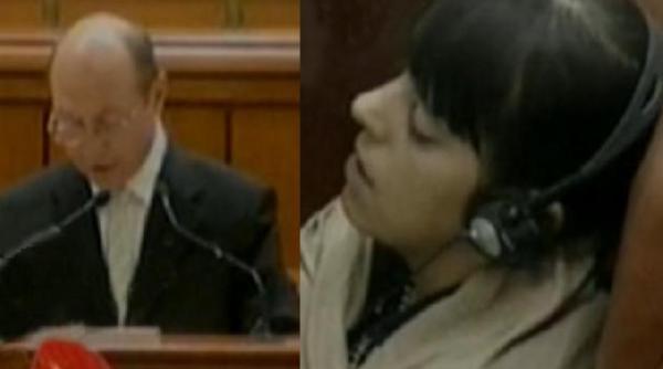 vezi cum dorm parlamentarii nato in timpul discursului lui basescu