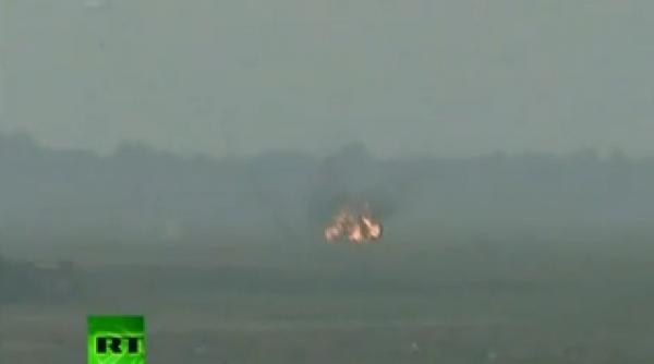 un avion chinez de lupta s a prabusit in timpul in timpul unei demonstratii video