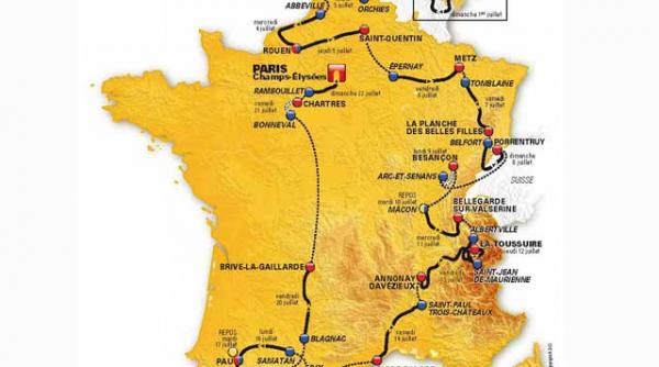 tour de france traseu usor in marea bucla
