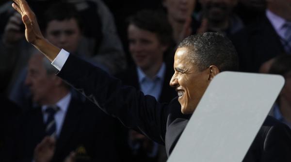 hotii i au furat prompter ul lui obama video