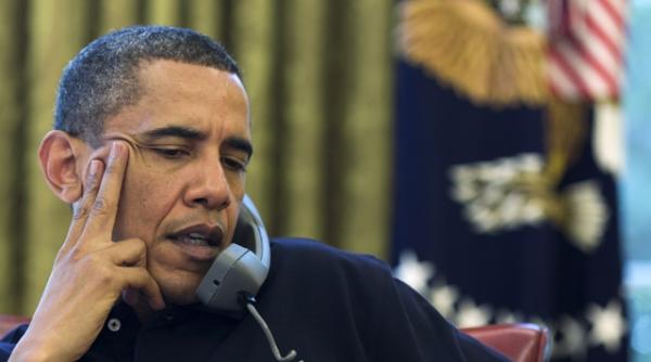 barack obama a vorbit cu angela merkel la telefon despre criza din zona euro