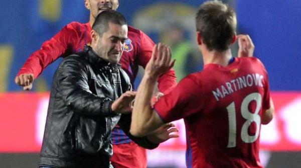 huliganul de la ploiesti si beat si drogat stadionul pazit de o firma cu un singur angajat